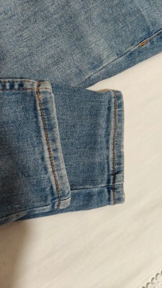 Vaqueros Mango Azules Largos