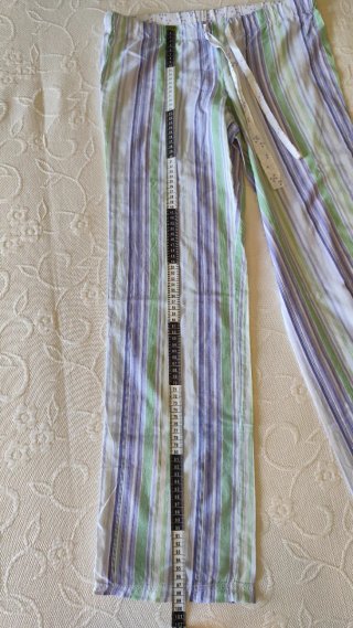 Pijama Women'secret verde e roxo