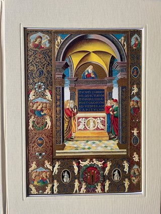 2 Láminas Arte Biblia Hamilton y Breviario