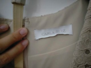 Vestido beige sin estrenar