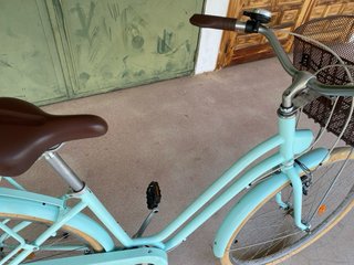 Bicicleta Urbana Btwin Verde Agua, de paseo