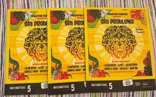 Libro de matemáticas, quinto de primaria