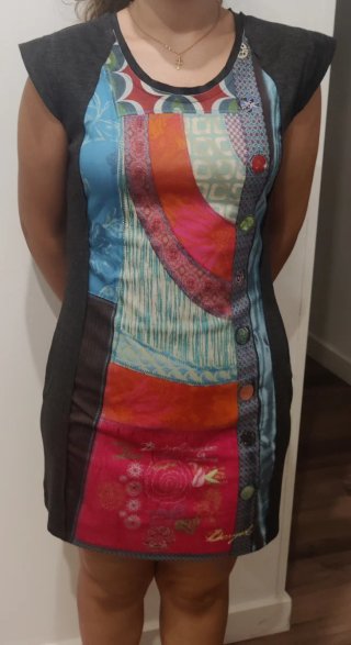 Vestido Desigual Multicolor