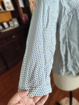 Camisa Massimo Dutti Azul y Blanco
