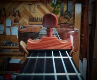 Cejilla Artesanal Cocobolo Guitarra Clásica