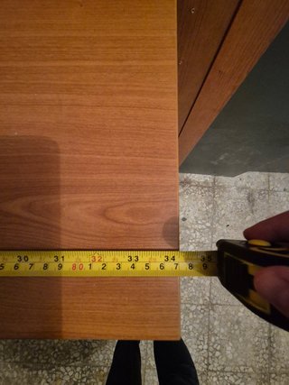 Mueble recibidor madera y espejo