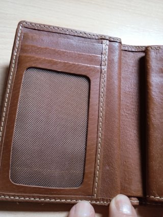 Cartera Pielnoble Marrón Cuero Genuino.