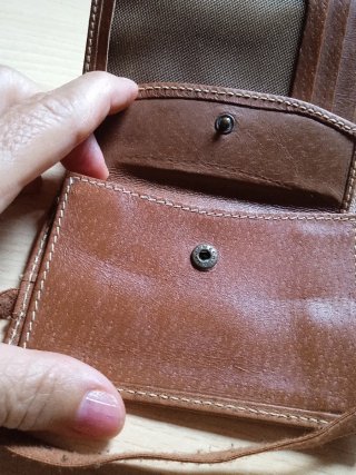 Cartera Pielnoble Marrón Cuero Genuino.