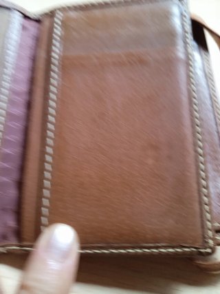 Cartera Pielnoble Marrón Cuero Genuino.