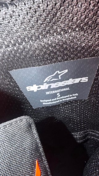 Chaqueta Alpinestars TECH S-PS AIR !Talla S Negra