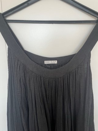 Vestido Oysho Negro Largo