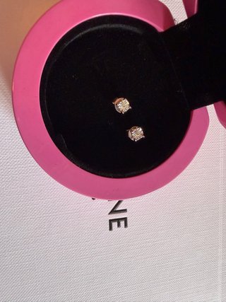 Pendientes Oro Blanco y Diamante