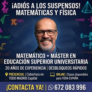 Clases de matemáticas presenciales y online