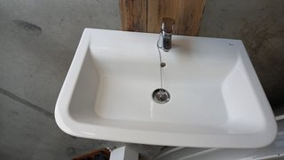 Lavabo ROCA blanco con grifo