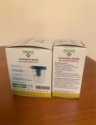 Contenitori Sterili Profar per Analisi (Feci/Urine