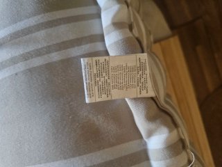 Cuscino per divano pallet beige e bianco