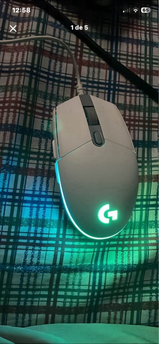 Ratón Logitech G203 RGB Blanco