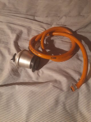 Regulador bombona gas naranja