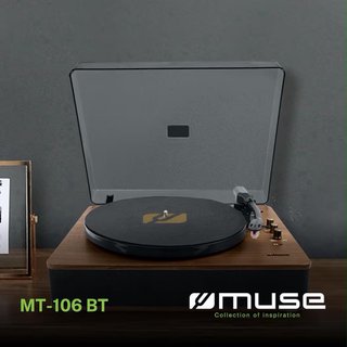 Tocadiscos Muse Marrón y Negro