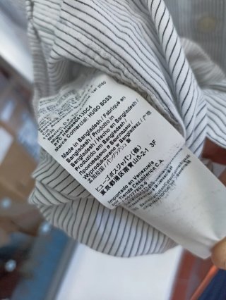 Camisa Hugo Boss Talla XXL Rayas