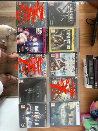 Lote 7 Juegos PS3: Skyrim, Battlefield, Infamous,