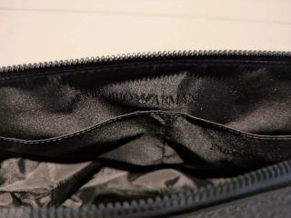 Borsa Tracolla Emporio Armani Pelle Nera - Nuova