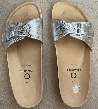 Ciabatte Sommers Donna Argento Tg 39