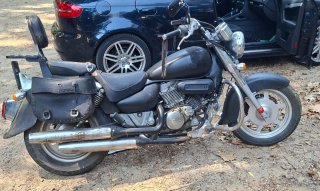 Hyosung Cruiser Moto Negra