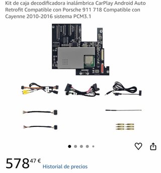 Módulo CarPlay Android Auto PCM3.1