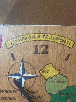 Orologio in legno