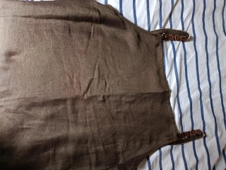 Vestido Marella Lino Verde Oliva Nuevo