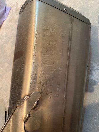 Tubo de escape Aprilia RSV4 RF 2018.