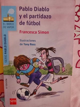 Libro Pablo diablo y el partidazo de fútbol