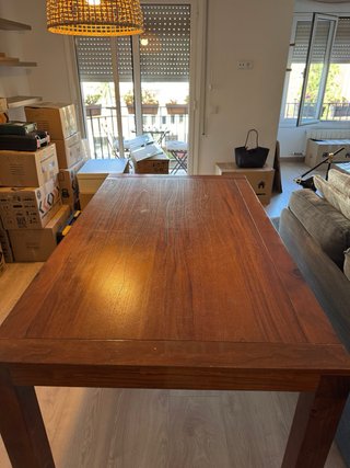 Mesa comedor extensible Banak madera