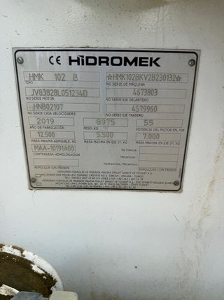 Retroexcavadora Mixta Hidromek 102 Alpha 2019