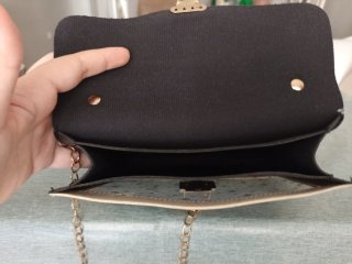 Bolso Negro con Estrellas Multicolor