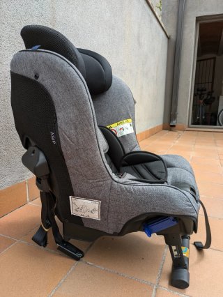 Silla Coche Axkid Minikid Gris Contramarcha
