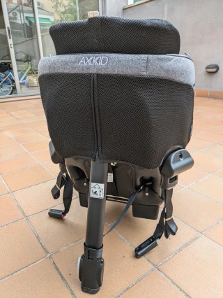 Silla Coche Axkid Minikid Gris Contramarcha