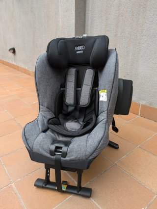 Silla Coche Axkid Minikid Gris Contramarcha