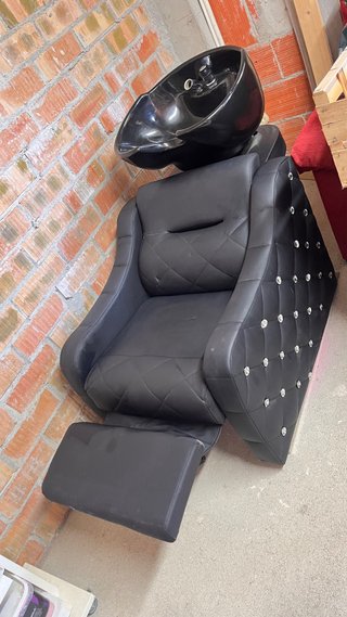 Lavacabezas Peluquería Negro