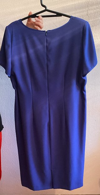 raje de fiesta azul talla 50 – vestido + americana