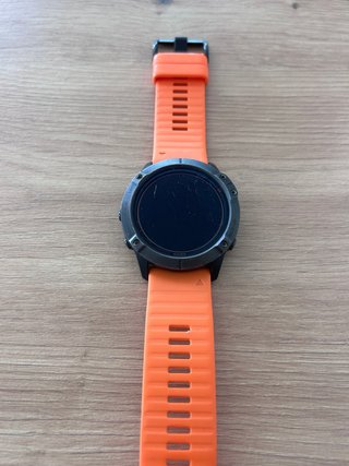 Garmin Fenix 6X Pro Solar - Negro/Naranja