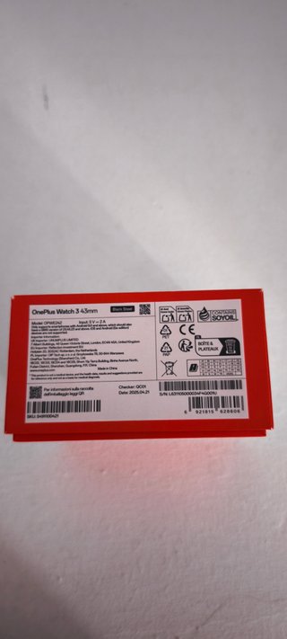 OnePlus Watch 3 43mm Negro