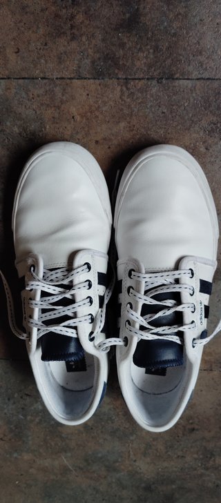 Zapatillas Adidas Hombre Blancas y azules