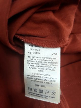 Camiseta Lee Talla M Marrón