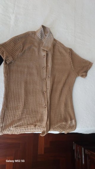 Set di 3 camicie traforate tg L