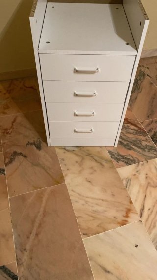 Escritorio/Mesa Estudio con Cajones Blanco