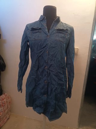 Camisa/vestido vaquero azul