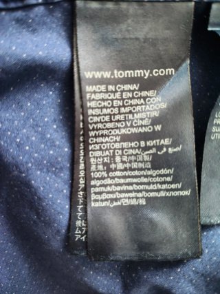 Camisa Tommy Hilfiger Azul Talla XXL