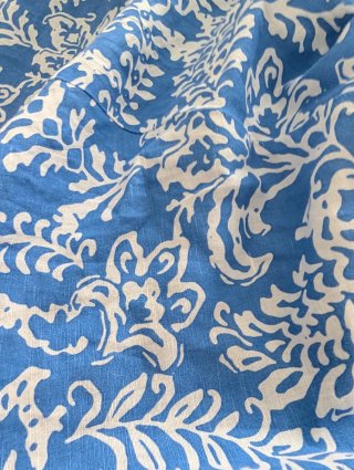Vestido camisero estampado azul y blanco Talla L